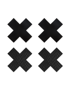 PEEKABOO PASTIES CLÁSICO NEGRO X 2