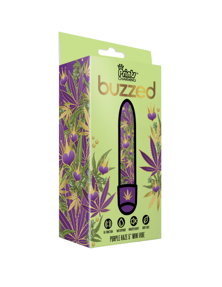 IMPRESIONES ENCANTADOR BUZZED 5 PULGADAS MINI VIBRADOR PURPLE HAZE