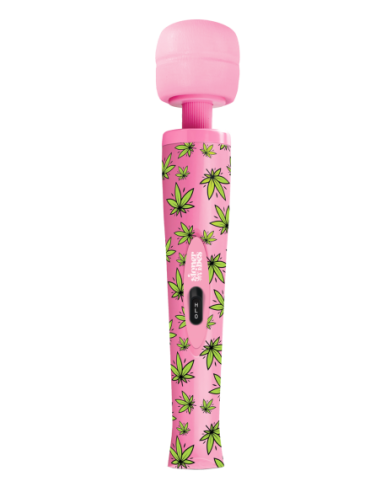 STONER VIBES WACKY WEED WAND MASAJEADOR PINK KUSH