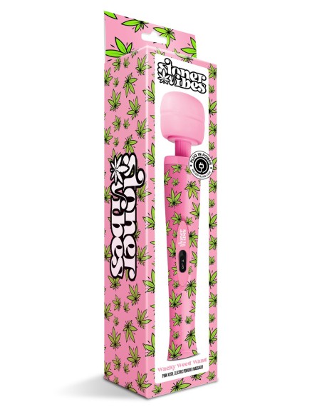 STONER VIBES VARITA EXTRAVAGANTE DE MARIHUANA MASAJEADOR PINK KUSH