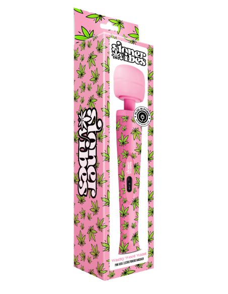 STONER VIBES WACKY WEED WAND MASAJEADOR PINK KUSH