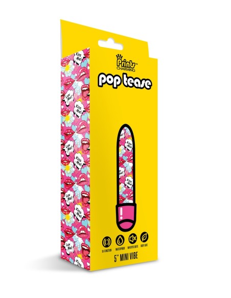 IMPRESIONES ENCANTADOR POP TEASE 5 PULGADAS MINI VIBE KISS ME PINK