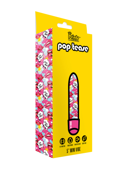 IMPRESIONES ENCANTADOR POP TEASE 5 PULGADAS MINI VIBE KISS ME PINK