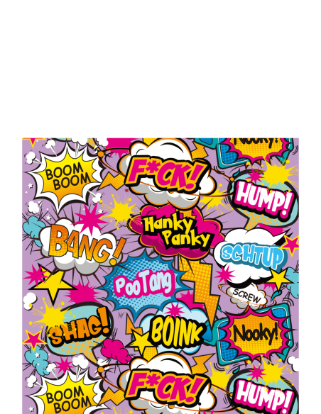 IMPRESIONES ENCANTADOR POP TEASE 5 PULGADAS MINI VIBE FCK PÚRPURA