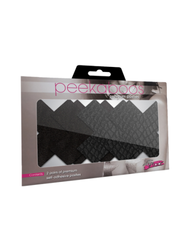 PEEKABOO PASTIES CLÁSICO NEGRO X