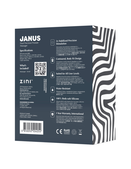 ZINI JANUS ANTI SHOCK PEQUEÑO NEGRO