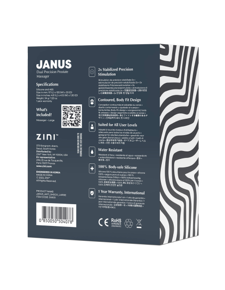 ZINI JANUS ANTI SHOCK GRANDE NEGRO