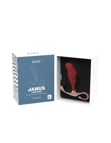 LÁMPARA ZINI JANUS HIERRO GRANDE BURDEOS