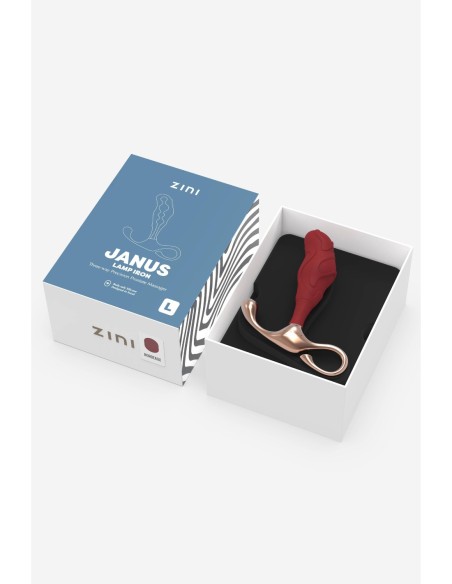 LÁMPARA ZINI JANUS HIERRO GRANDE BURDEOS