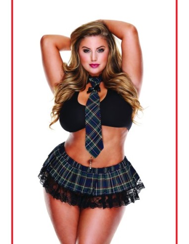 CONJUNTO COLEGIALA SEXY, XL