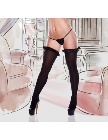 MUSLO OPAQ NEGRO HI CON LAZO VOLANTE NEGRO