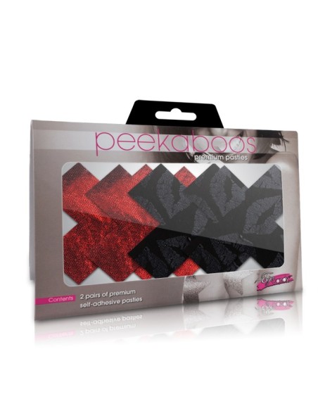 PEEKABOO PASTIES BESOS ROBADOS X