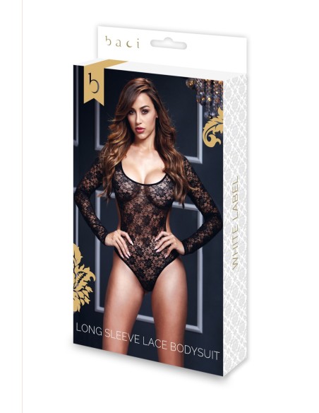 BODY LAZY CORTE ESPALDA 1PC NEGRO