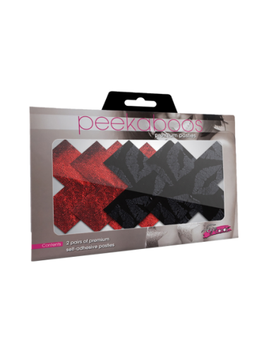 PEEKABOO PASTIES BESOS ROBADOS X