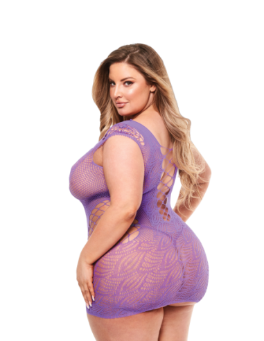 BACI VESTIDO MINI DE ENCAJE CON CORSÉ DELANTERO...