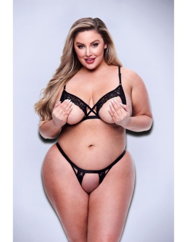 BACI CONJUNTO DE 2 PIEZAS DE SUJETADOR PEEKABOO...