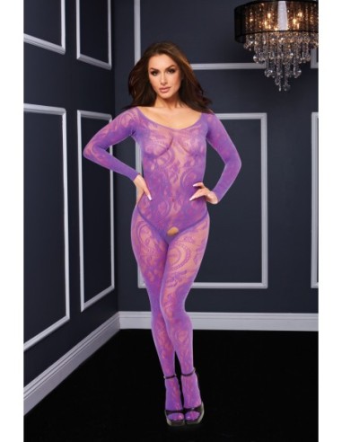 BODYSTOCKING DE MANGA LARGA BACI MORADO, OS