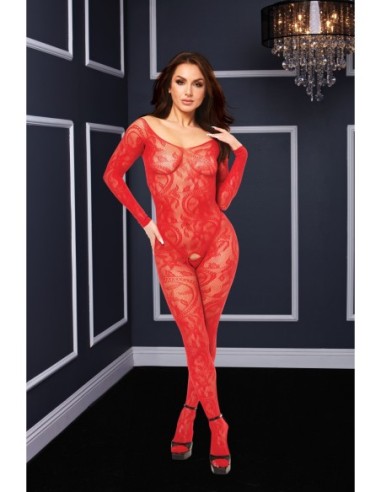 BODYSTOCKING DE MANGA LARGA BACI ROJO, OS
