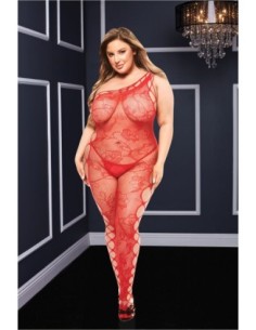 BODYSTOCKING BACI CON HOMBROS ROJOS, QUEEN 2