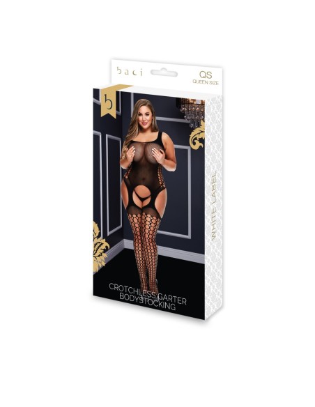 BODYSTOCKING DE LIGUERO SIN ENTREpierna, XL