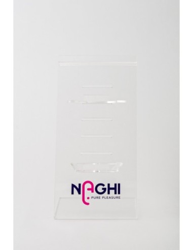 EXPOSITOR DE PARED DE LAMAS ACRÍLICAS NAGHI