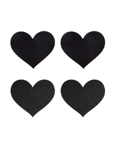 PEEKABOO PEZONERAS CORAZONES NEGROS CLÁSICOS