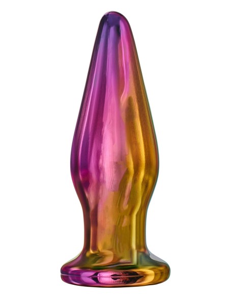 ENCHUFE CÓNICO VIBRADOR REMOTO GLAMOUR GLASS