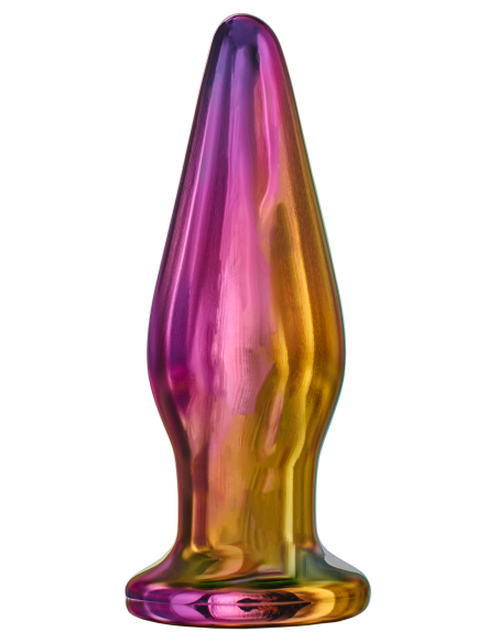 ENCHUFE CÓNICO VIBRADOR REMOTO GLAMOUR GLASS