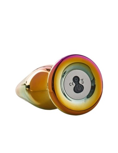 ENCHUFE CÓNICO VIBRADOR REMOTO GLAMOUR GLASS