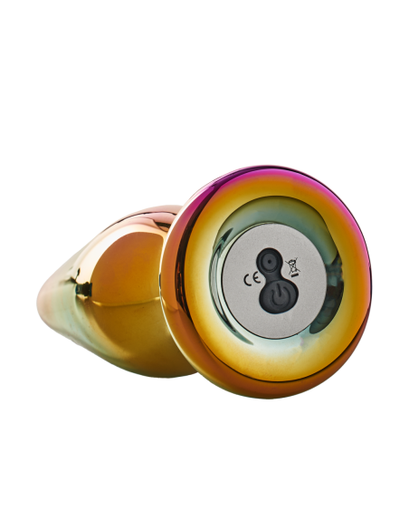 ENCHUFE CÓNICO VIBRADOR REMOTO GLAMOUR GLASS