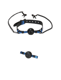 WHIPSMART BOLA DE DIAMANTE MORDAZA CON PINZA PARA PEZONES 2