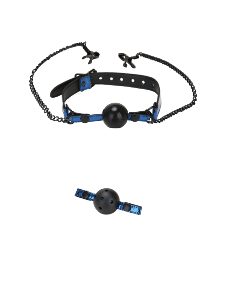 WHIPSMART BOLA DE DIAMANTE MORDAZA CON PINZA PARA PEZONES