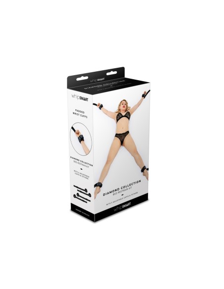 KIT DE SUJECIÓN DE CAMA WHIPSMART DIAMOND NEGRO