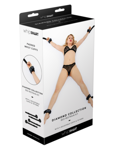 KIT DE SUJECIÓN DE CAMA WHIPSMART DIAMOND NEGRO