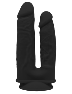 REAL LOVE DOBLE DENSIDAD DOBLE PENETRADOR NEGRO