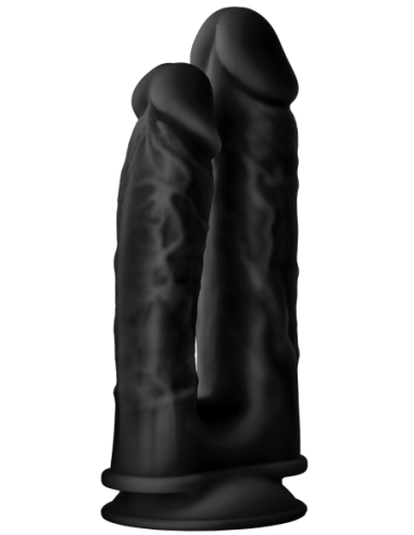 REAL LOVE DUAL DENSITY DOBLE PENETRADOR NEGRO