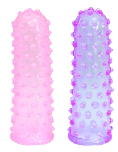 MANGAS PARA DEDOS MORADO/ROSA