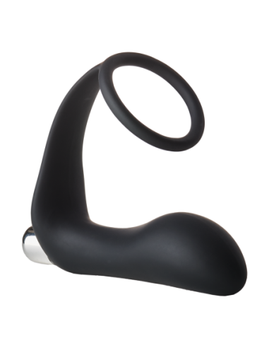 FANTASSTIC PLUG ANAL VIBRADOR CON COCKRING NEGRO