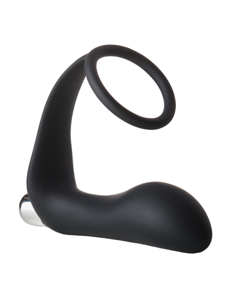FANTASSTIC PLUG VIBRADOR ANAL CON COCKRING NEGRO