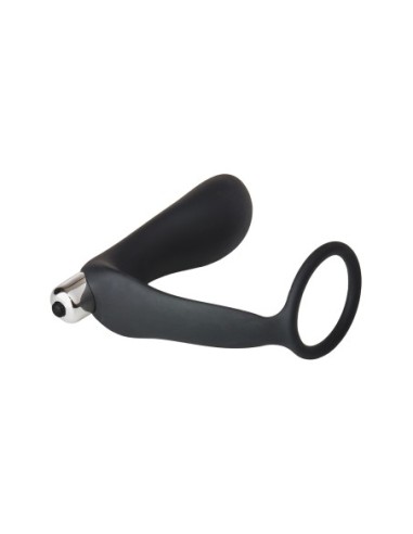 FANTASSTIC PLUG VIBRADOR ANAL CON COCKRING NEGRO