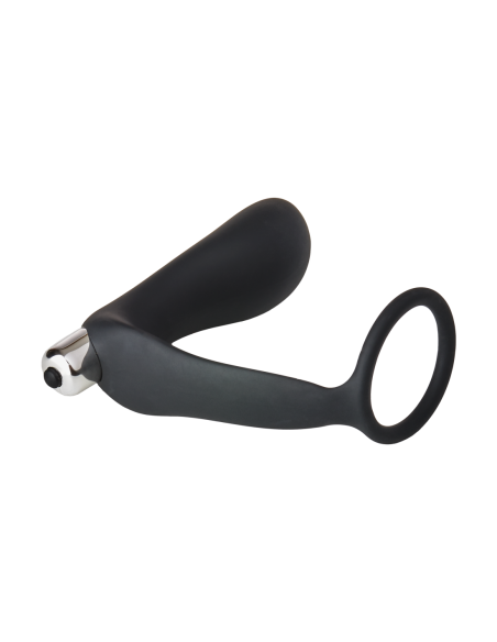 FANTASSTIC PLUG ANAL VIBRADOR CON COCKRING NEGRO