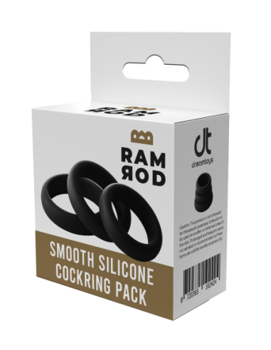 PACK ANILLO PARA EL PENE DE SILICONA LISO RAMROD
