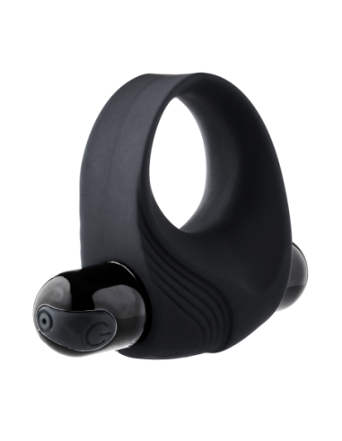 RAMROD COCKRING VIBRADOR CON BIG BULLET NEGRO