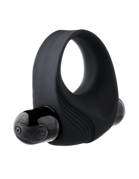 RAMROD COCKRING VIBRADOR CON BIG BULLET NEGRO