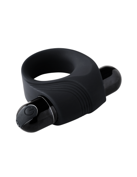 RAMROD COCKRING VIBRADOR CON BIG BULLET NEGRO