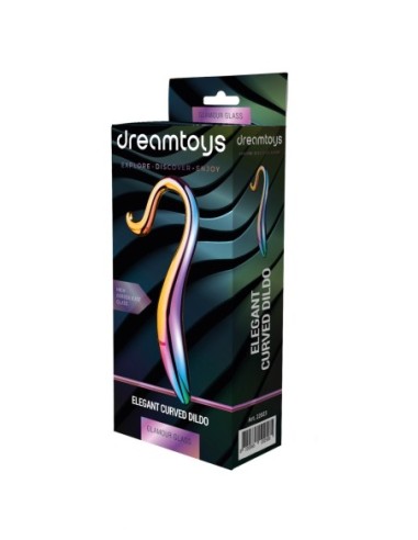 CONSOLADOR CURVO ELEGANTE GLAMOUR GLASS