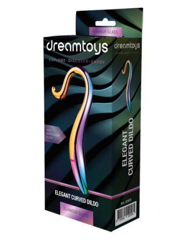 CONSOLADOR CURVO ELEGANTE GLAMOUR GLASS