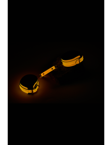 BRAZALETE RADIANTE QUE BRILLA EN NARANJA OSCURO