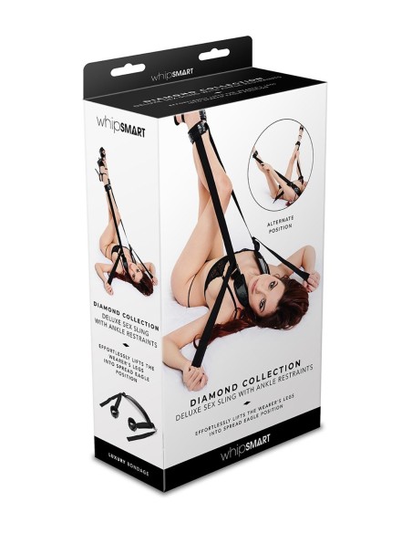 WHIPSMART CABESTRILLO DE CUERPO DE DIAMANTE NEGRO