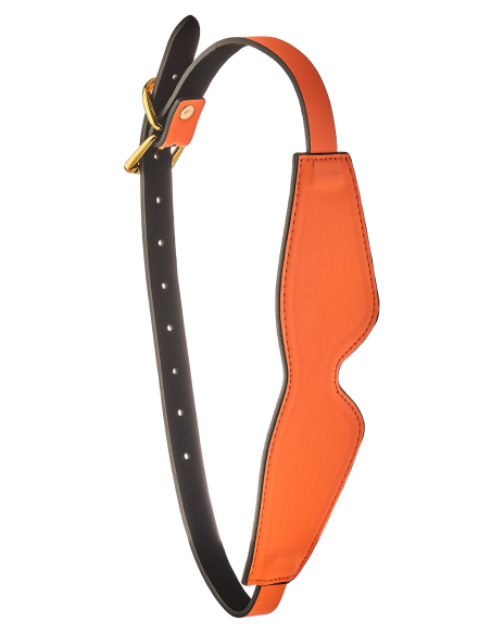 MÁSCARA DE OJOS RADIANTE QUE BRILLA EN NARANJA OSCURO